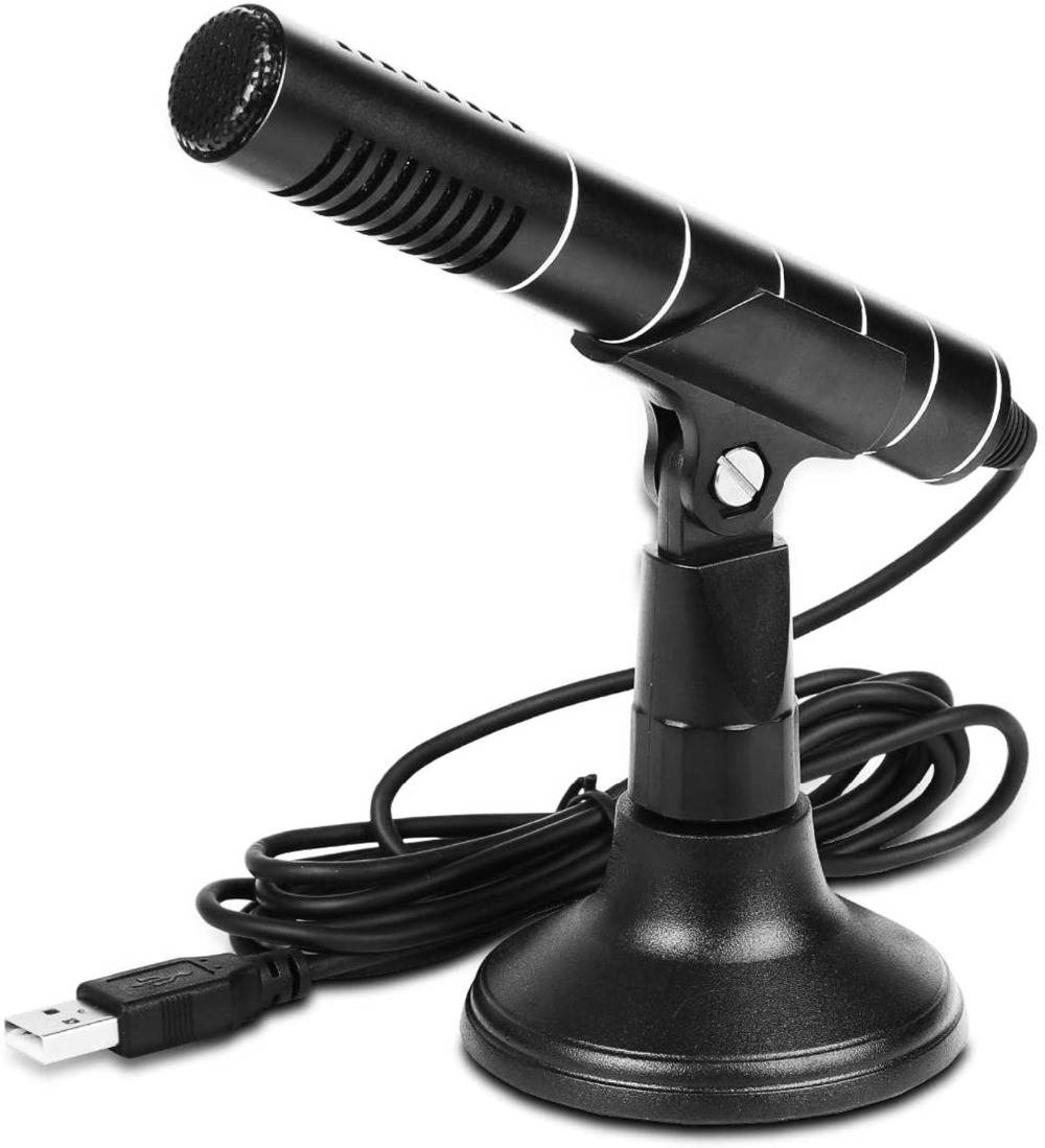 Depusheng USB Condenser Microphone Laptop Desktop PC Computer Microphone for Games, Streaming Broadcast, Skype, YouTube Videos, Chatting