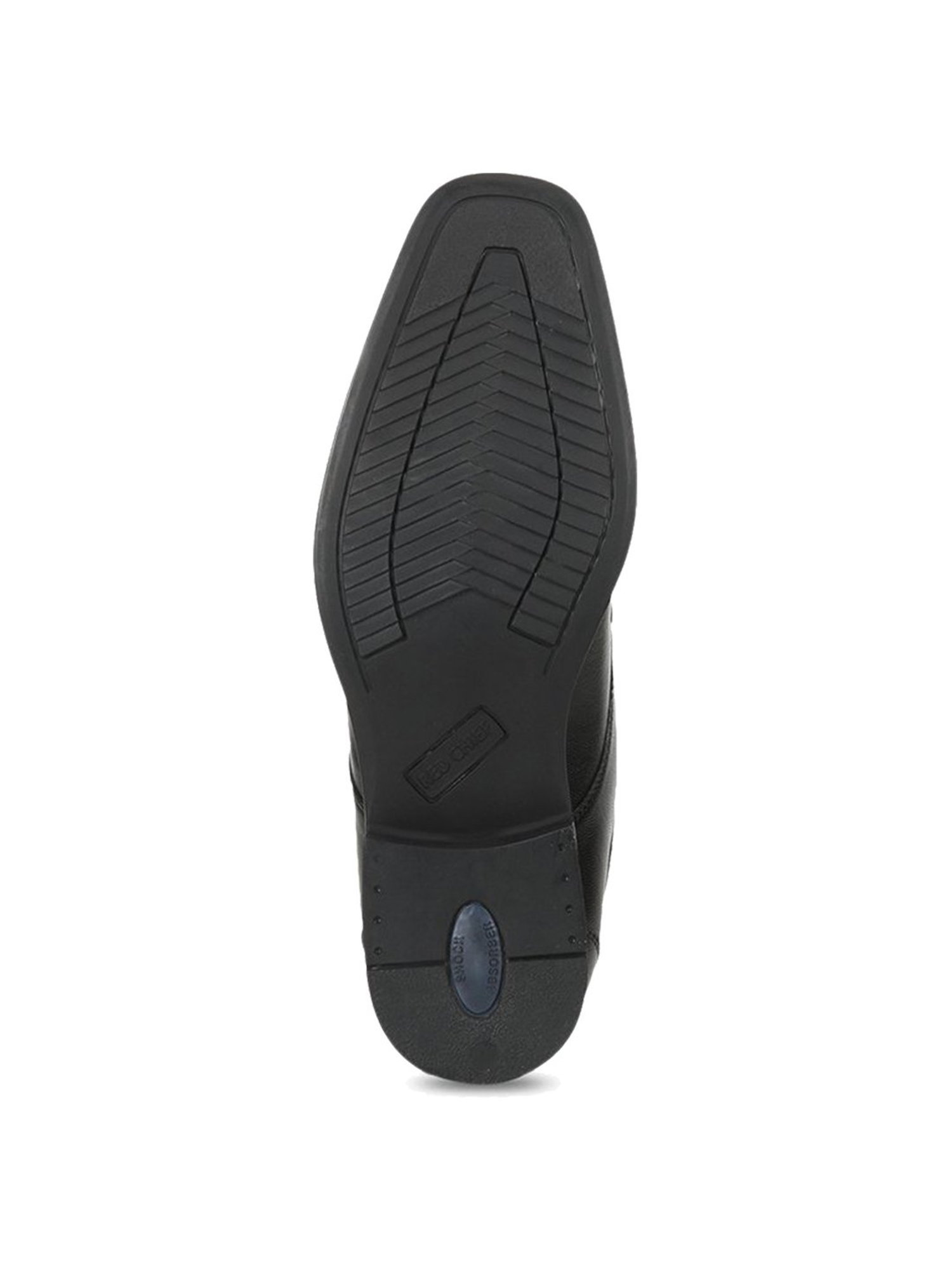 Red Chief Men's Black Derby Shoes