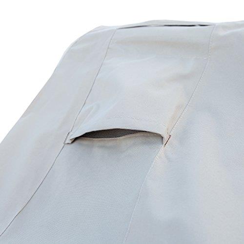Texas Grill Covers 7553 Premium Cream Cover for Weber Genesis E and S Series Gas Grills Including Brush and Tongs