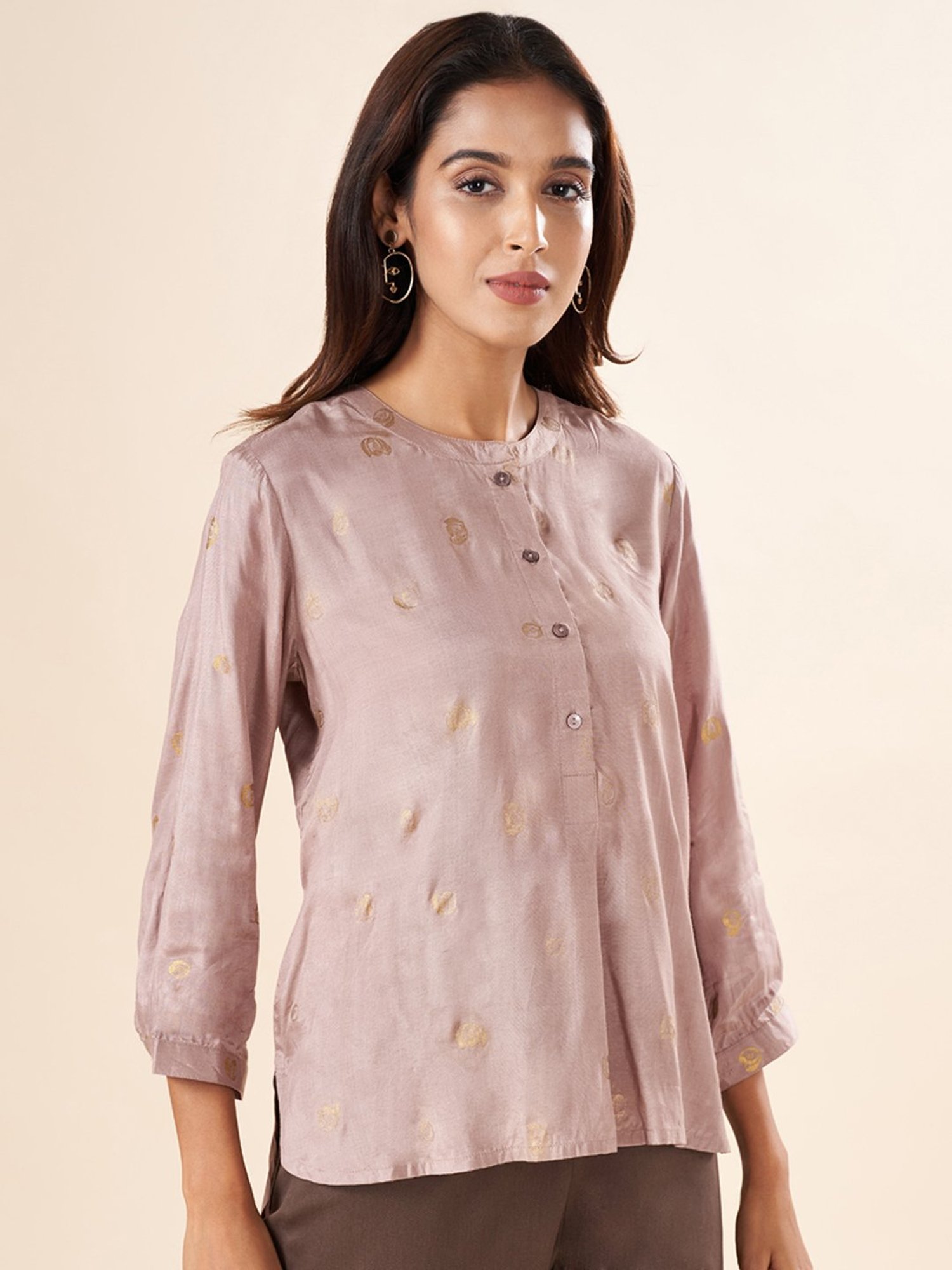 Akkriti by Pantaloons Pink Printed Tunic