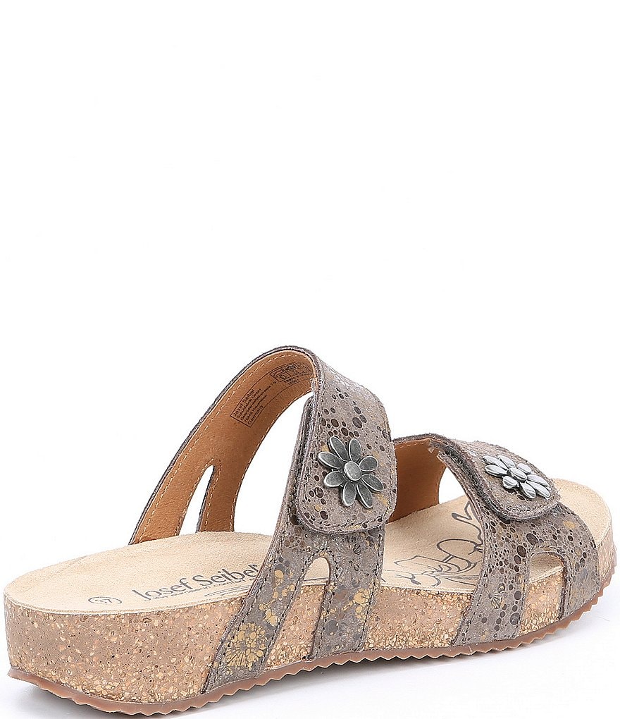 Josef Seibel Tonga 04 Leather Slide Sandals