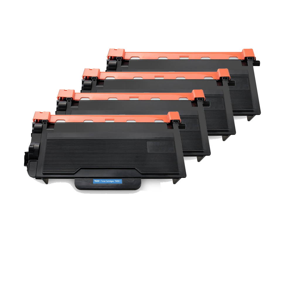 Compatible Brother TN880 Black Toner Cartridge 4PK for Brother HLL6200DW HLL6200DWT MFCL6700DW HLL6250DW HLL6300DW HLL6400DW HLL6400DWT MFCL6750 MFCL6800 MFCL6900DW Printer