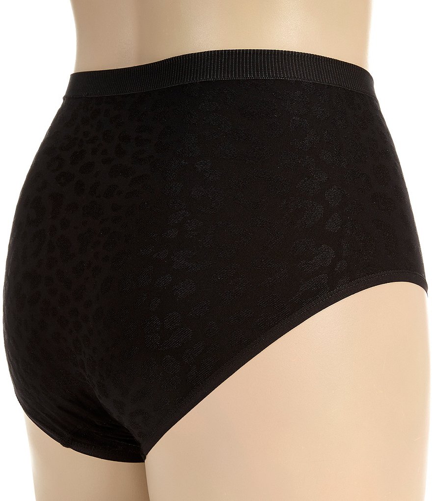Modern Movement Jacquard Print Brief Panty