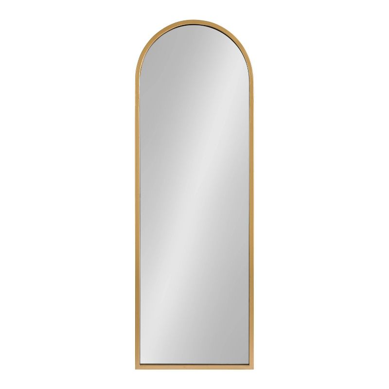 16" x 47" Valenti Tall Framed Arch Mirror Gold - Kate and Laurel