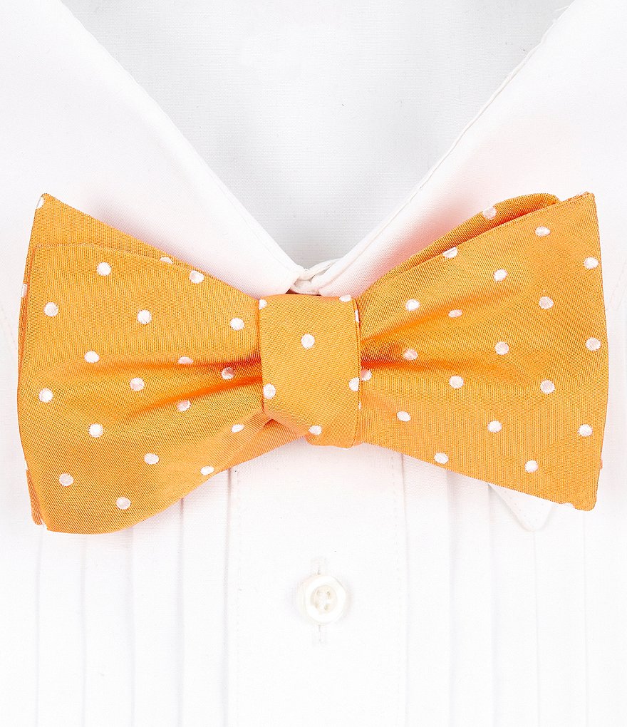 Cremieux Belton Dot Pattern Silk Bow Tie