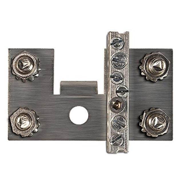 midnite solar, mnshunt busbar, shunt busbar, 4studs plus terminal bar, for 500a shunt shunt not included