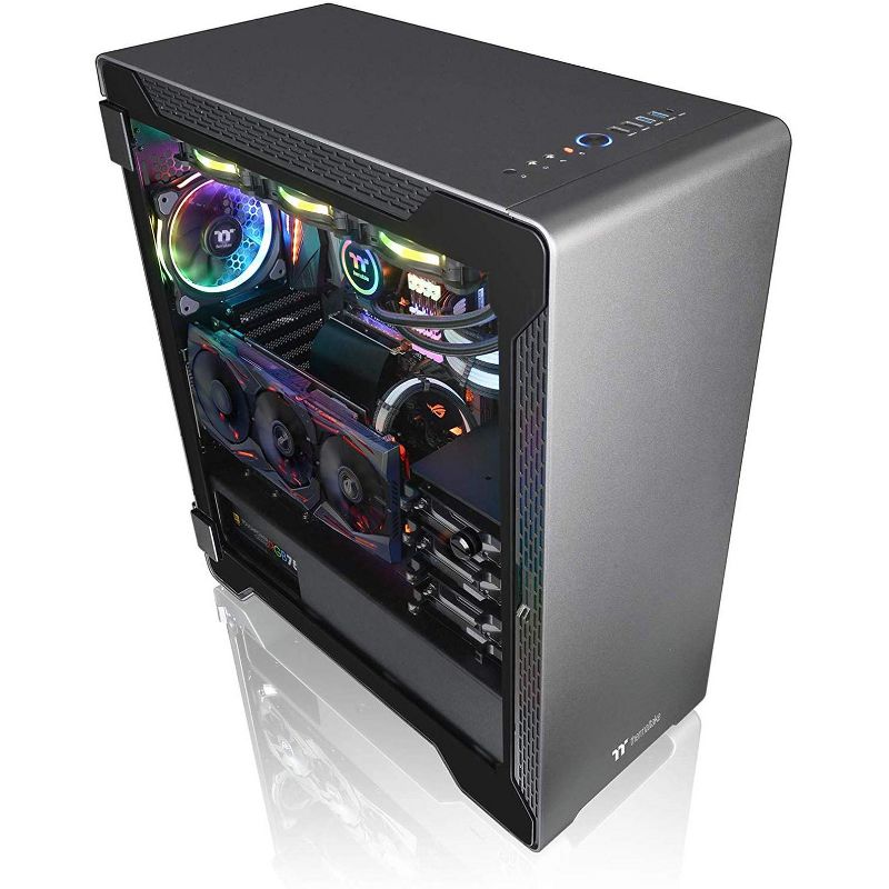 Fractal Design Node 202 Computer Case - Black - 2 x Bay - 1 x 450 W - Power Supply Installed - Mini ITX Motherboard Supported - 7.72 lb