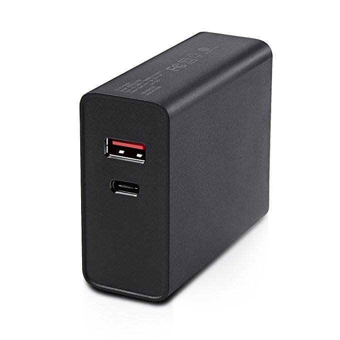 USB C Charger, GIM 52W Power Delivery 3.0 & Quick Charge 3.0 USB Wall Charger for Macbook, iPhone X/8/8 plus, iPad, Samsung Glaxy Note 8 S8 S7 Edge