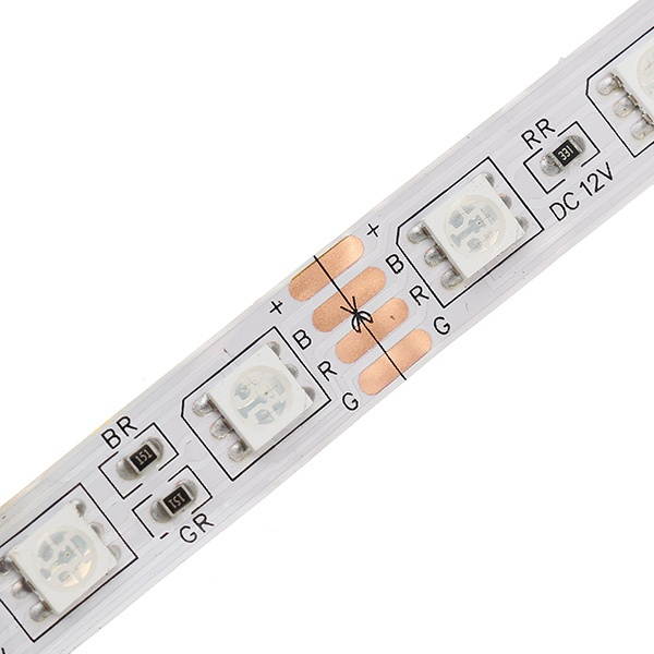 5M 60W SMD5050 Non-waterproof RGB LED Strip Light + WiFi Controller + Remote Control + Adapter DC12V US Plug