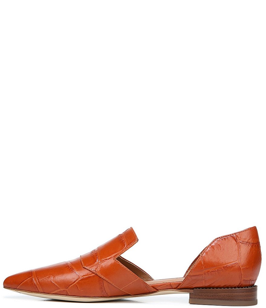 Trotters Harlow Lizard Patent Suede Leather Slip-Ons