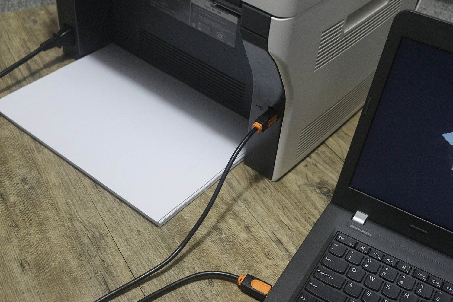 Printer Cable 25 ft, SNANSHI USB Printer Cable 25 Foot USB 2.0 Type A Male to Type B Male Printer Scanner Cable for HP, Canon, Lexmark, Epson, Dell, Xerox, Samsung etc