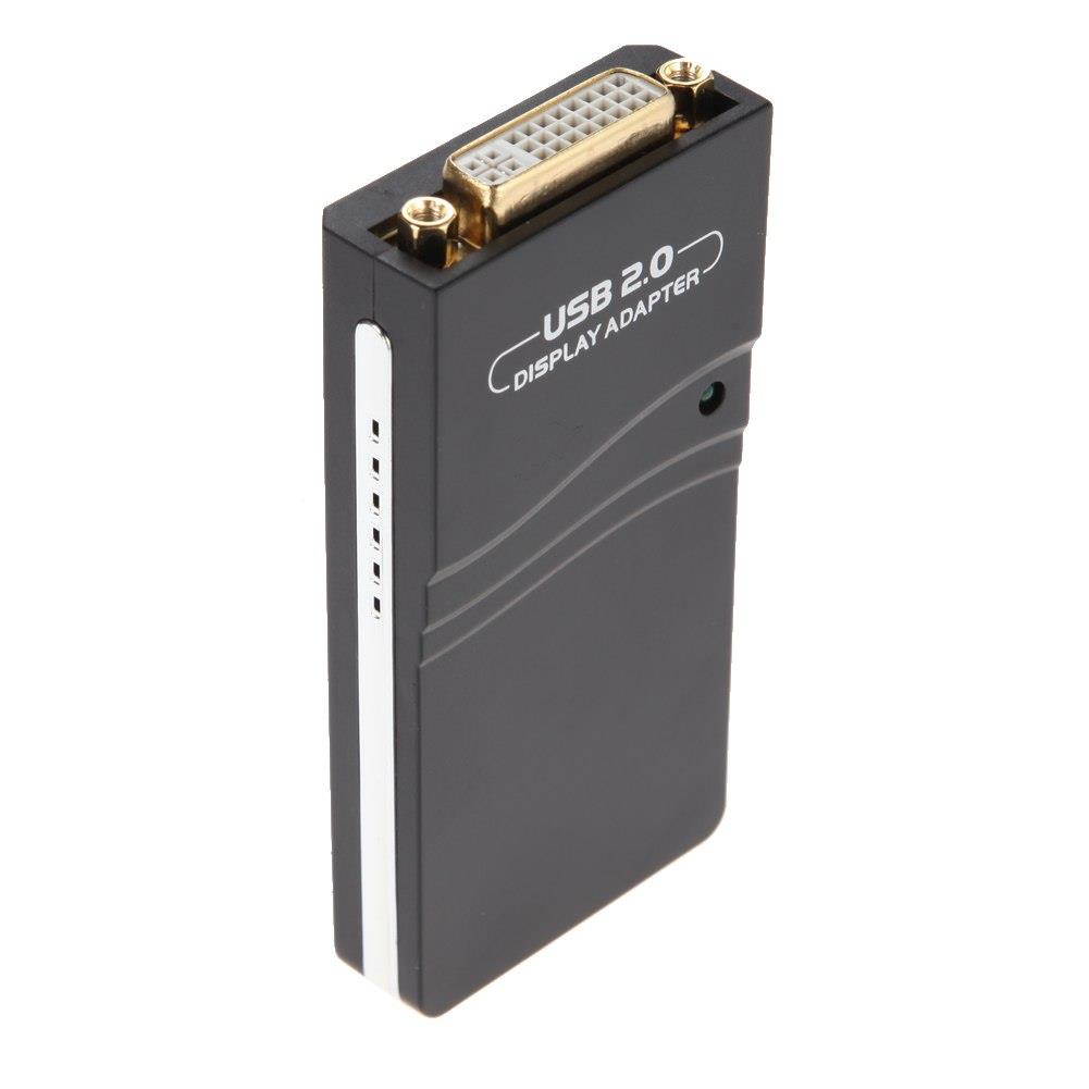 USB 2.0 UGA to DVI/VGA/HDMI Multi Display Monitor Converter Connector Graphic Adapter for PC Laptop HDTV