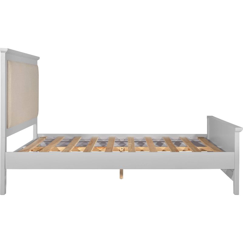 King Westport Wood Platform Bed Frame Gray - Finch