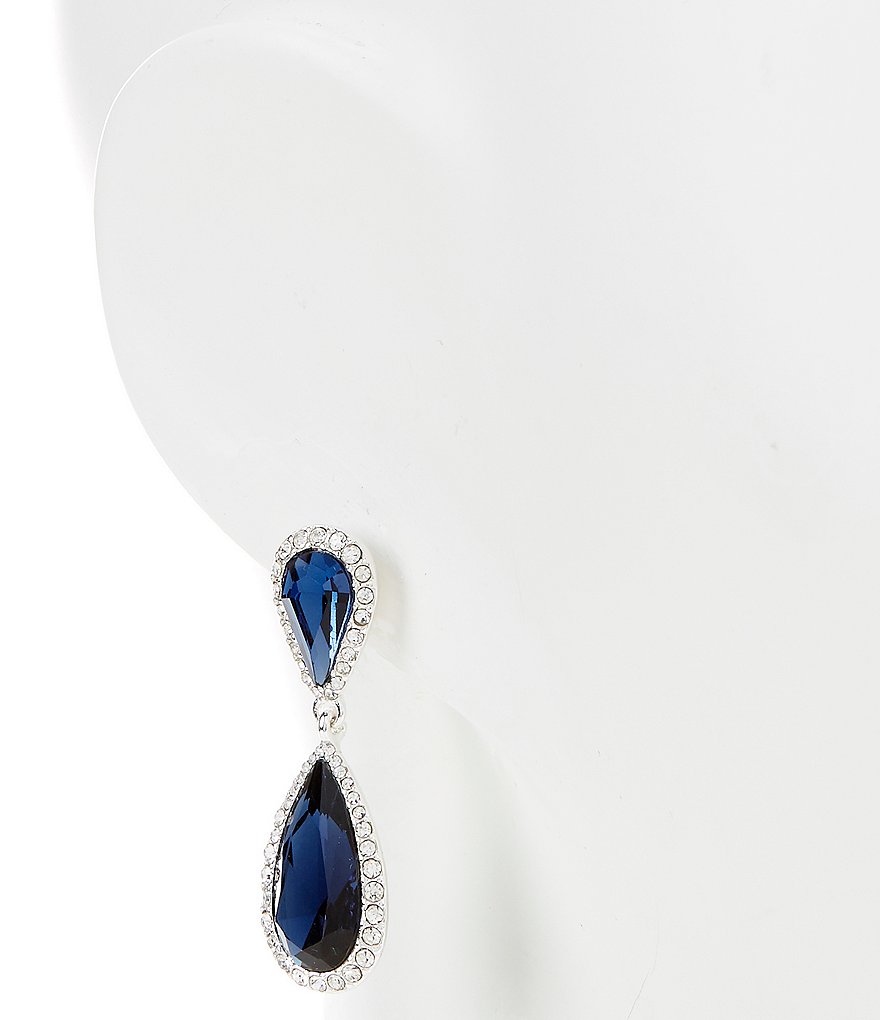 Gemma Layne Double Pave Teardrop Earrings