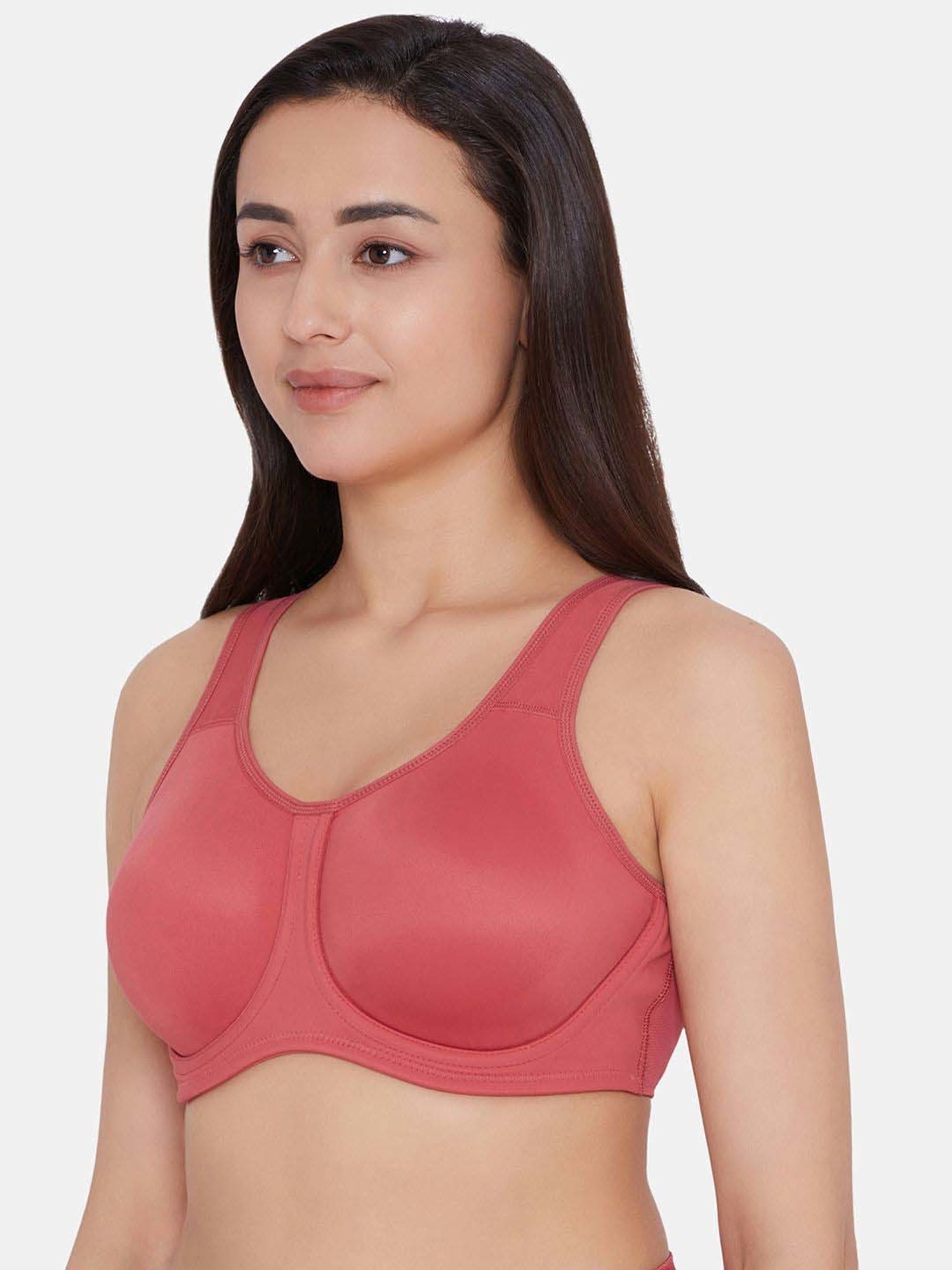 Wacoal Red Full Coverage Sports Bra