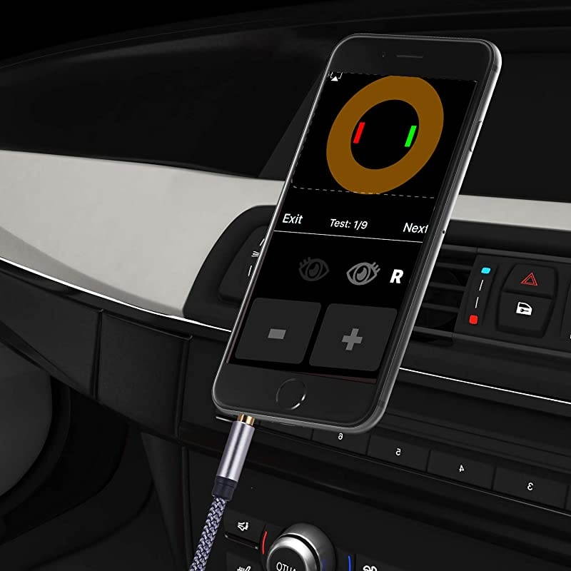 Aux Cable 50Ft 35mm Male to Male Auxiliary Audio Stereo Cord Compatible with CarHeadphones iPods iPhones iPadsTabletsLaptopsAndroid Smart Phonesamp More 50Ft15M Silver