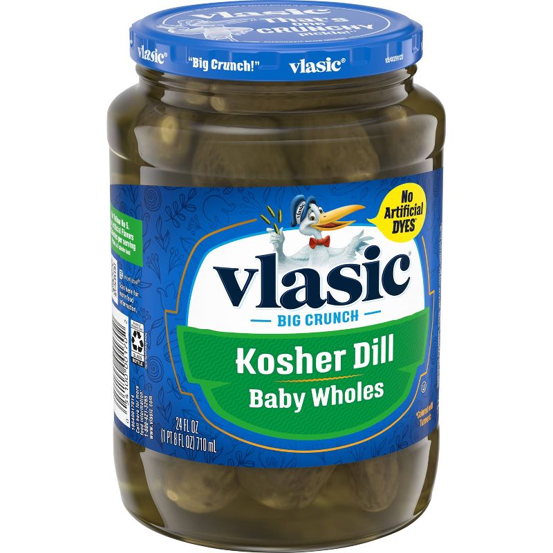Vlasic Kosher Dill Baby Whole Pickles - 24oz