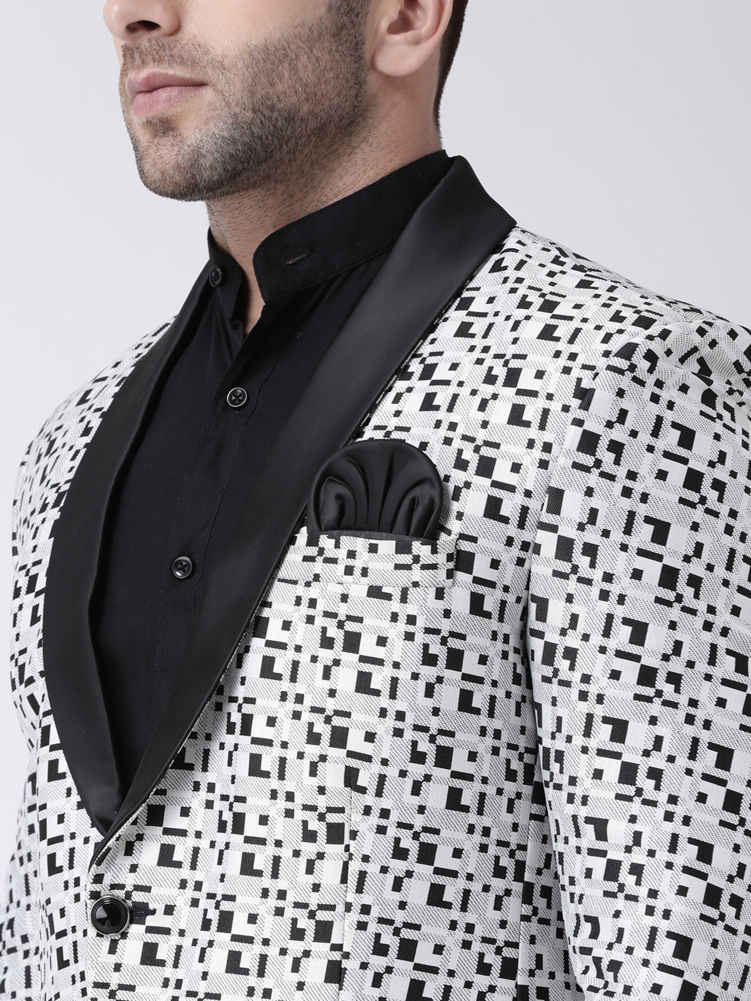 Louis Philippe Light Blue Regular Fit Blazer