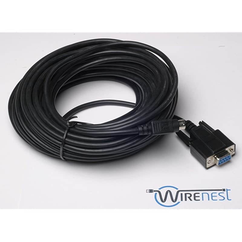 50ft VISCA PTZ Camera Control Cable for Sony EVIBRCSRG Series RS232 8 Pin Mini DIN to DB9F Serial
