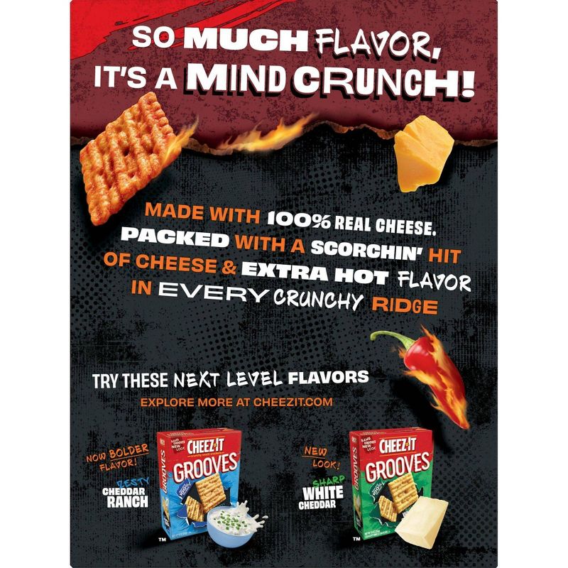 Cheez-it Scorchin Hot Grooves - 9oz
