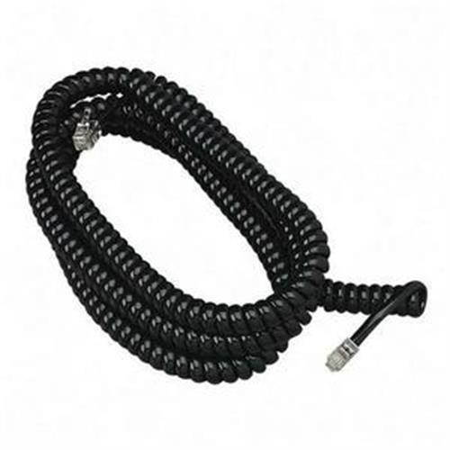 Softalk 42261 Phone Coil Cord 25-Feet Black Landline Telephone Accessory