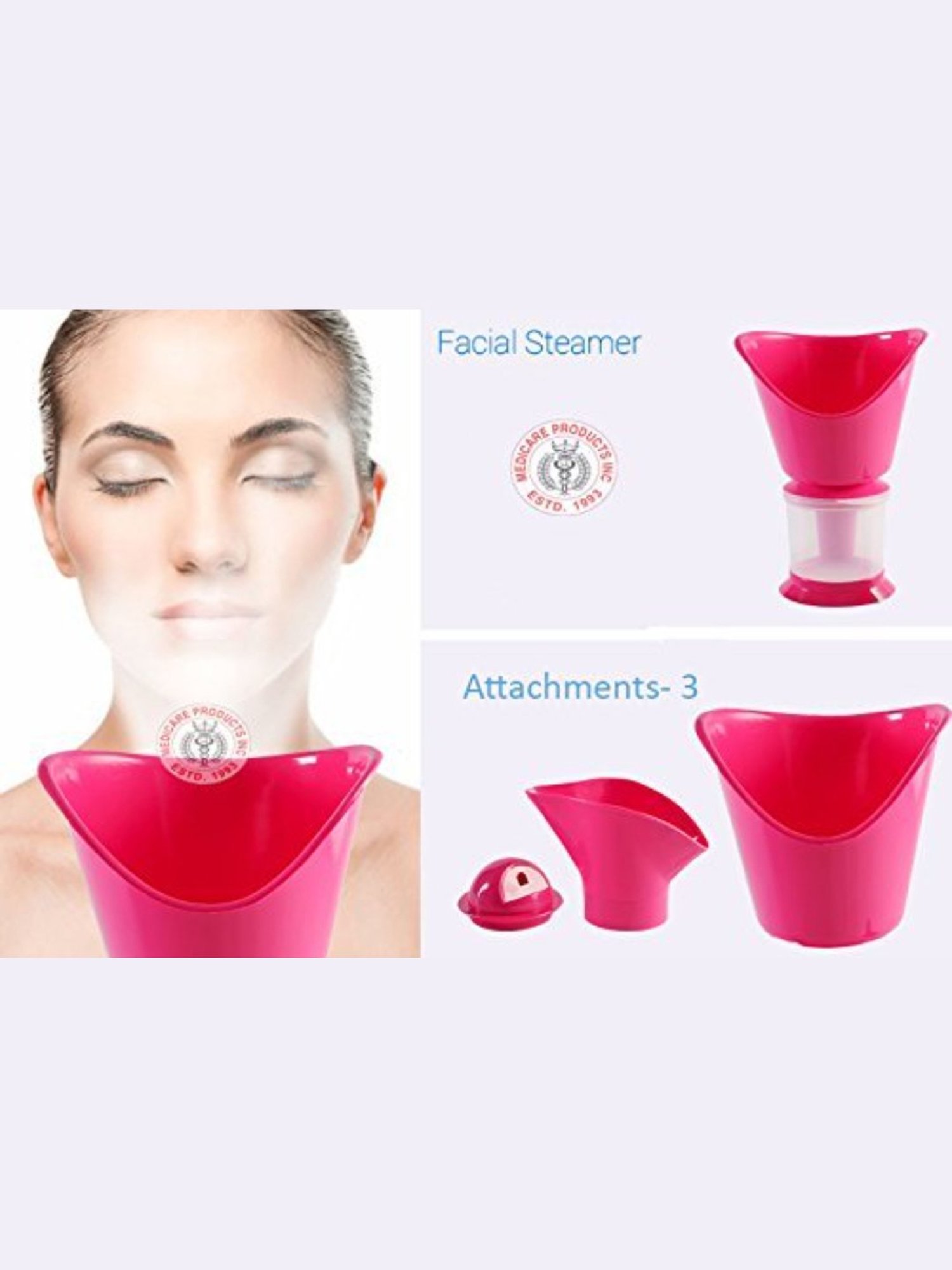 MCP PVP01 3 In 1 Steam Inhaler (Pink)