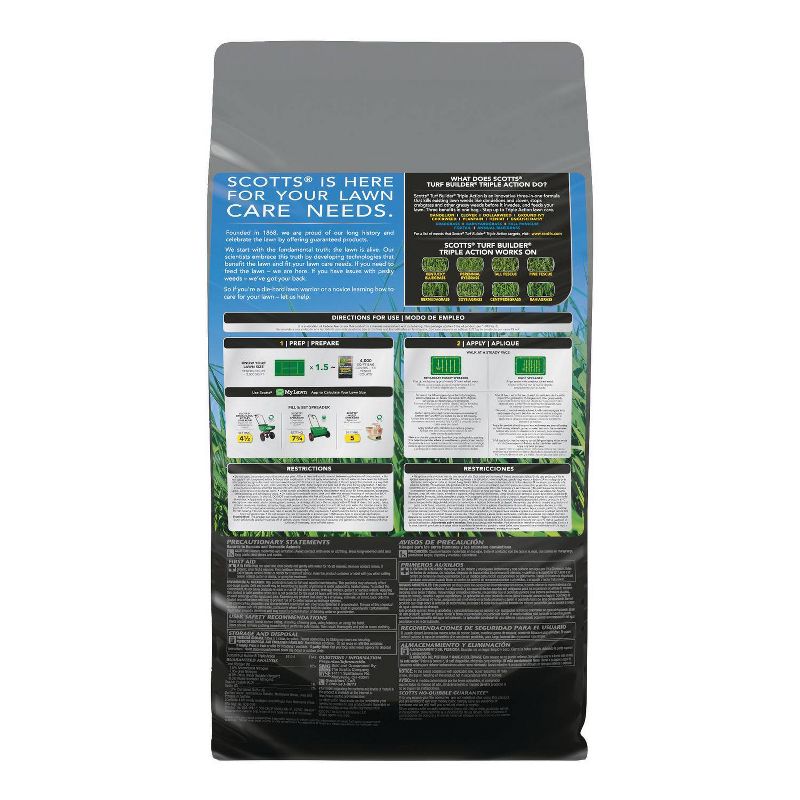 Scotts Turf Builder Triple Action Fertilizer - 50lb
