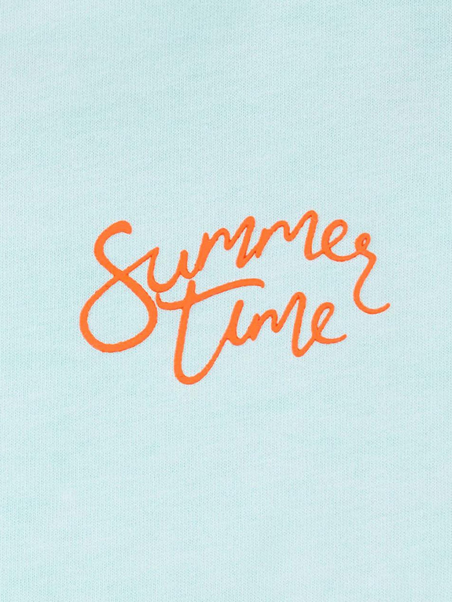 Ed-a-Mamma Kids Blue Cotton Printed T-Shirt