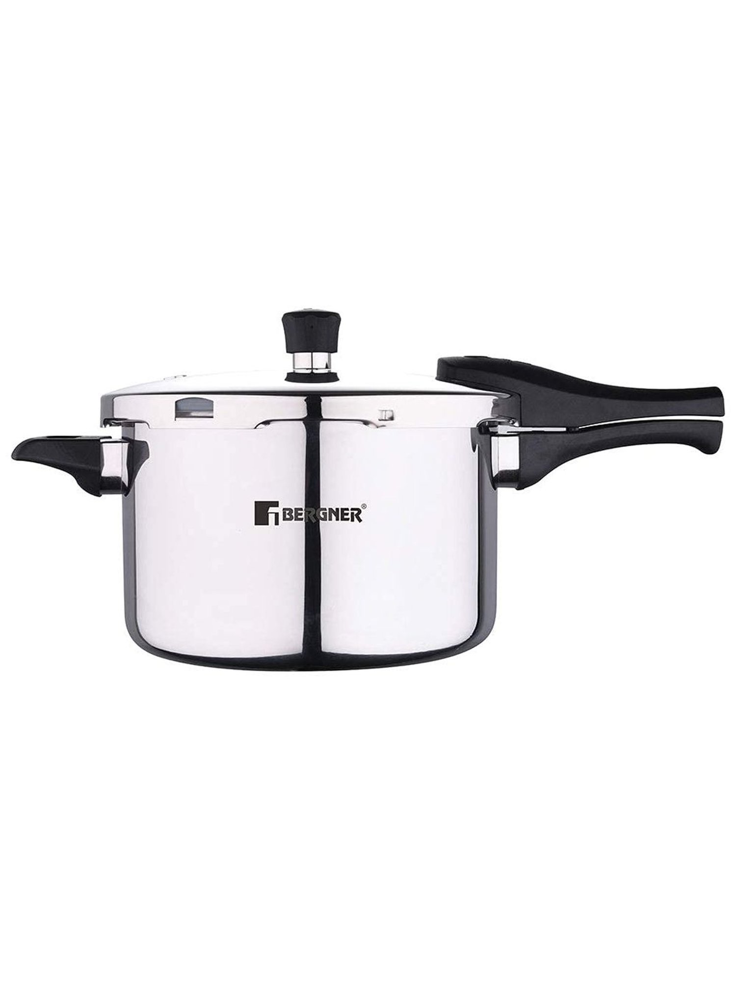 Bergner Argent Elements Silver Triply Stainless Steel Pressure Cooker (5500 ml) - Set of 1