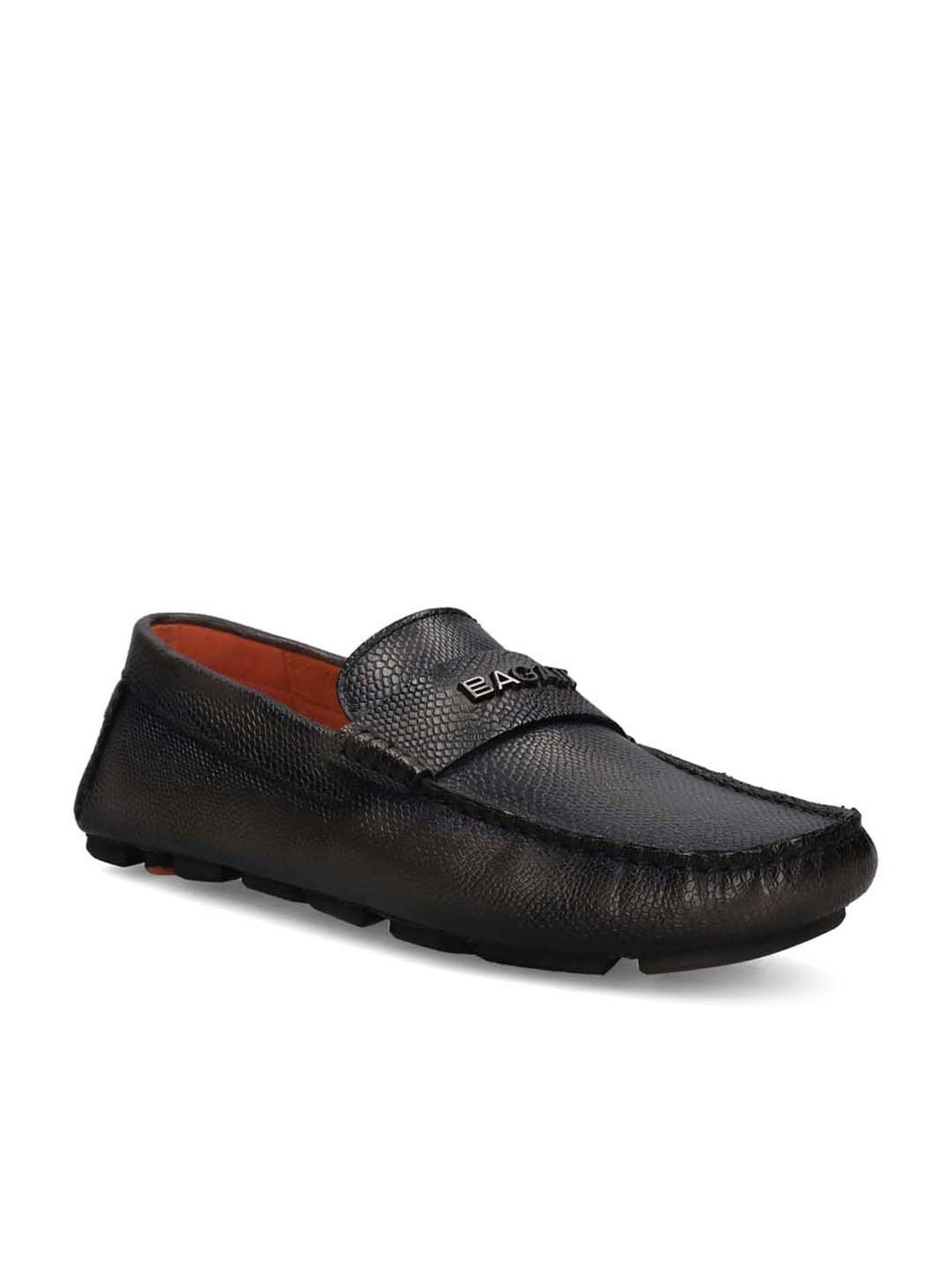 Bagatt Men's Hexa Black Loafers