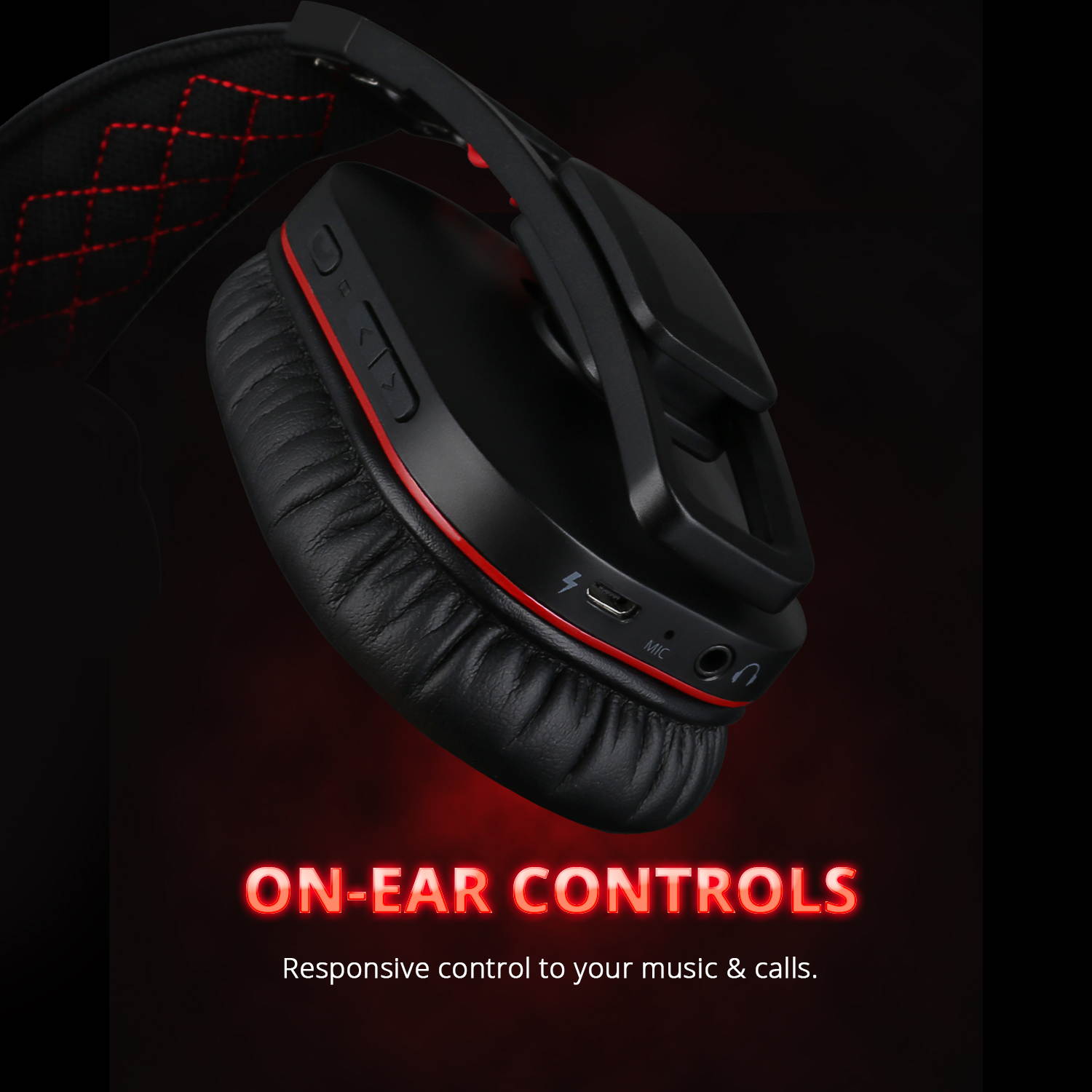 iDeaPlay V207A Active Noise Cancelling Foldable Wireless Headphone Over ear ANC Bluetooth Headphones with Apt-X and microphone