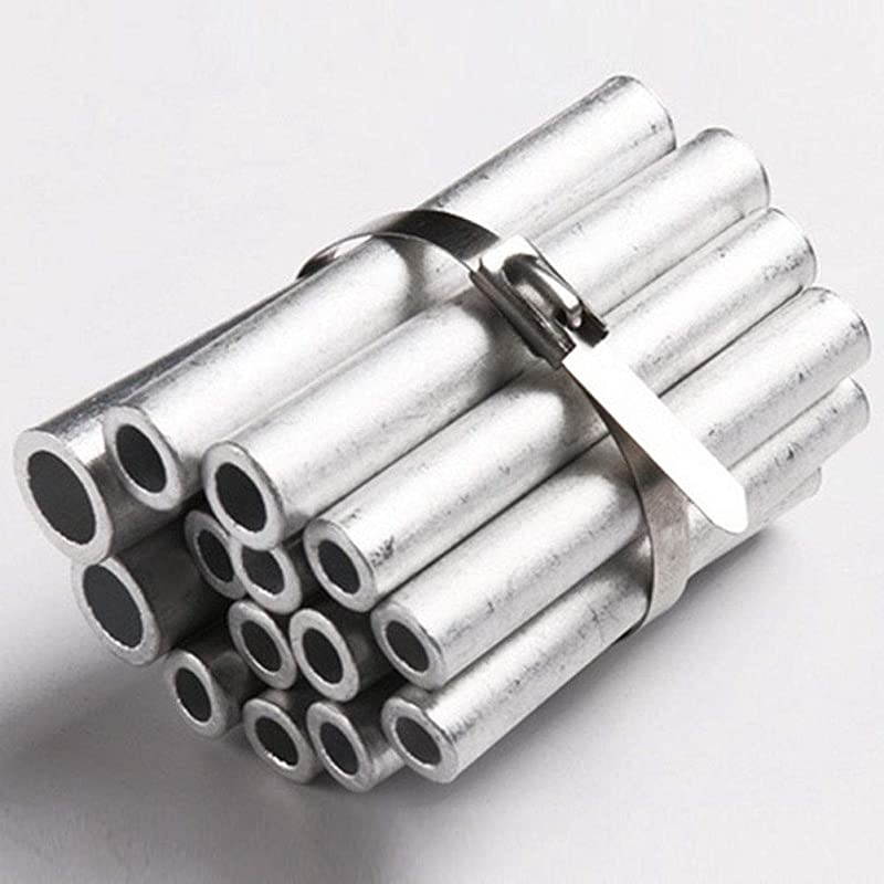 Metal Zip Ties Stainless Steel Ties 118 Inch 100 Pack Extra Heavy Duty SelfLocking Strap Ties 225 Lbs Perfect for JunctureFenceAutomotive