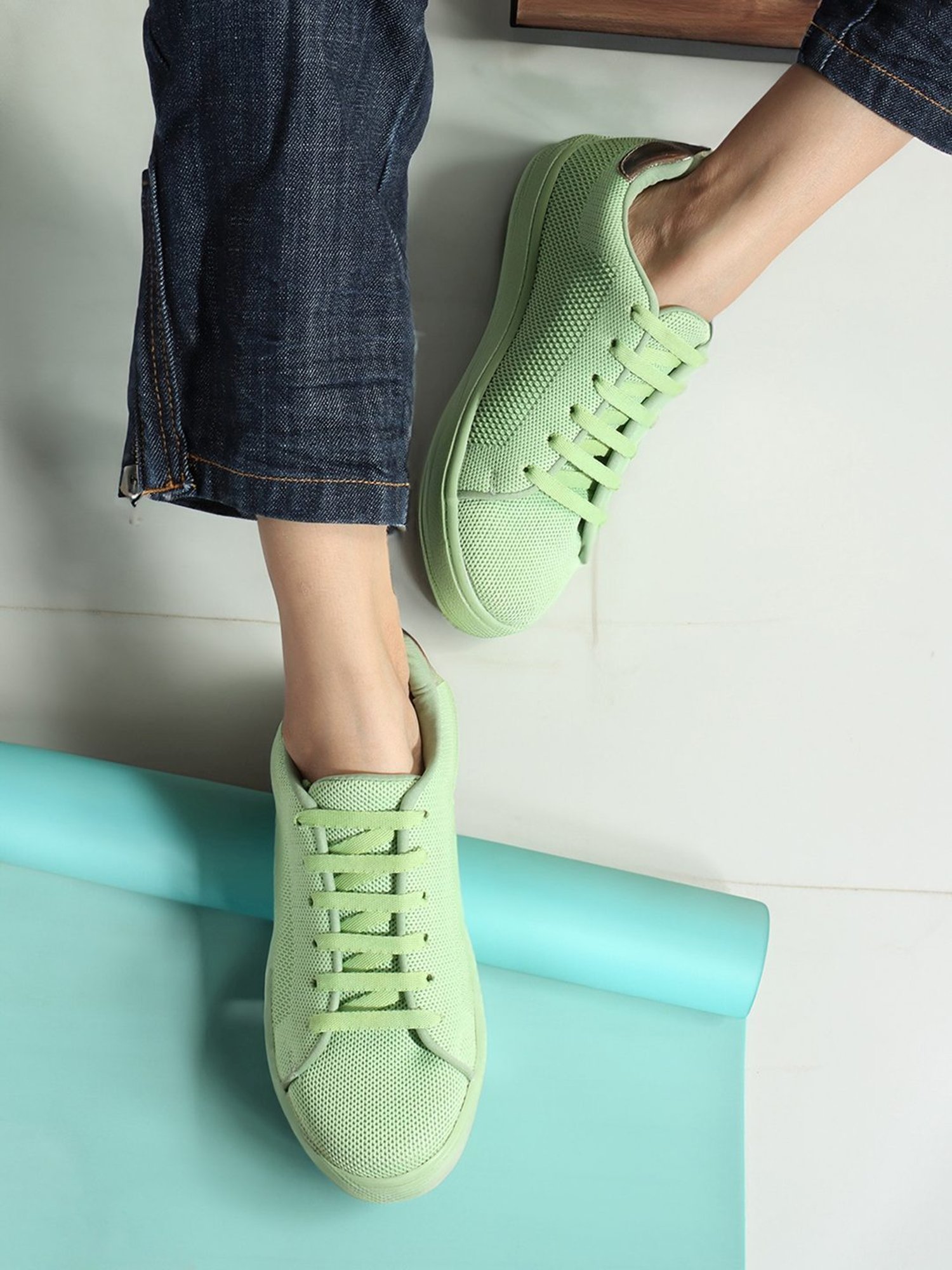 Elle Women's Green Sneakers