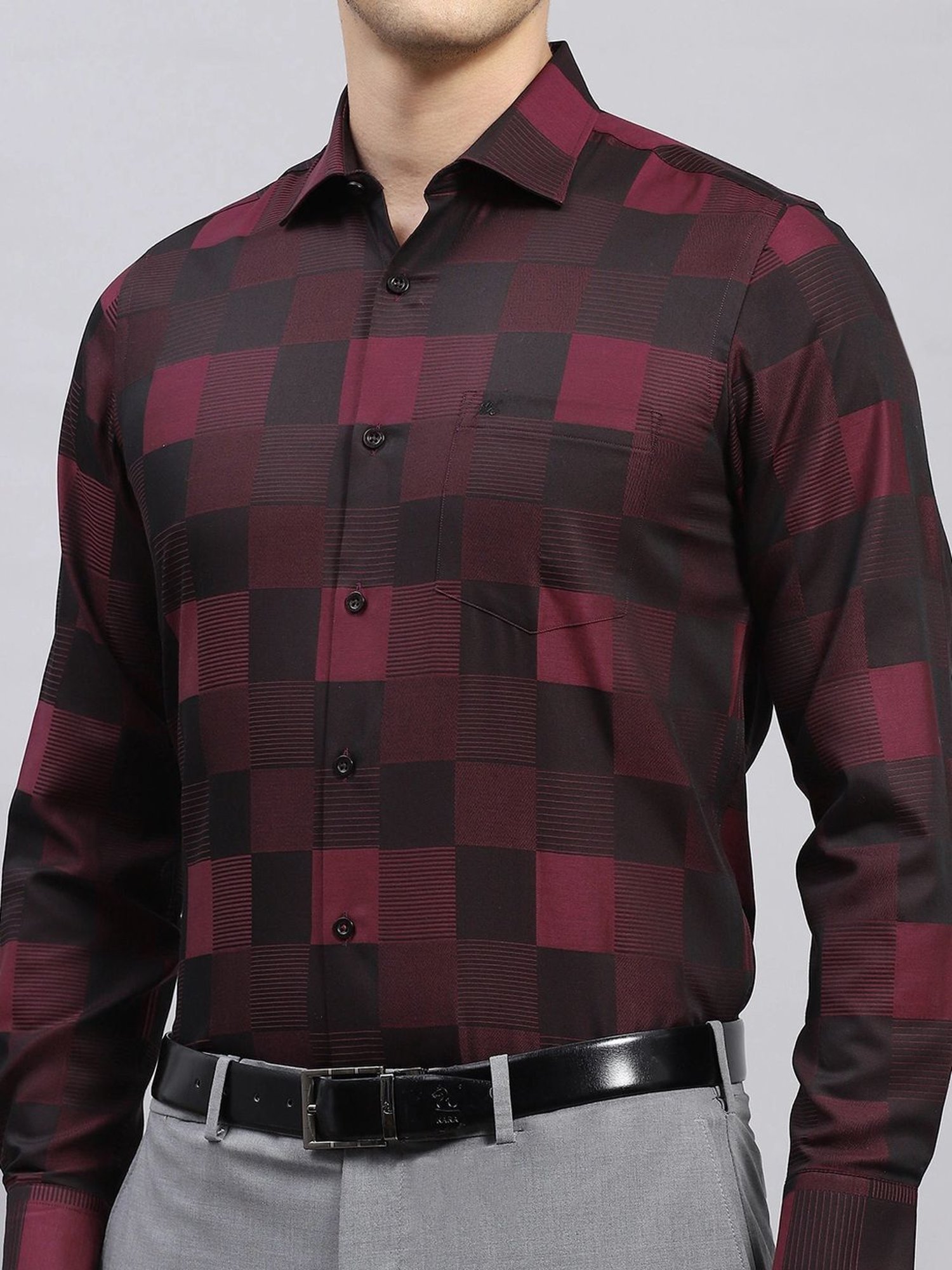 Arrow Sport Dark Green Cotton Slim Fit Shirt