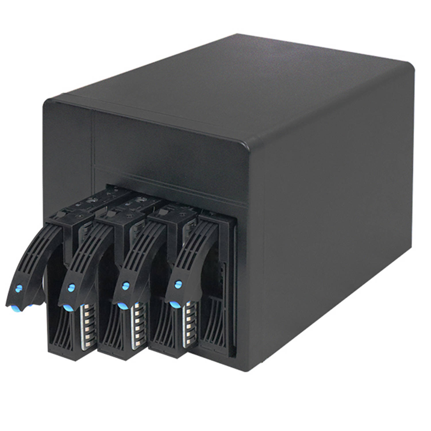 4-bay NAS chassis / ATX DIY hot-swappable IPFS server mini mini-itx empty chassis / + 1U 150W power supply