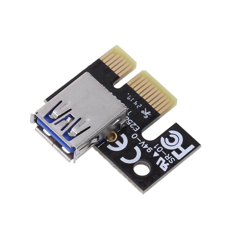 USB 3.0 PCI-E PCI Express 1x To 16x Extender Riser Card Power Cable 60cm PCIE Mining Card Adapter for BitCoin Miner video card