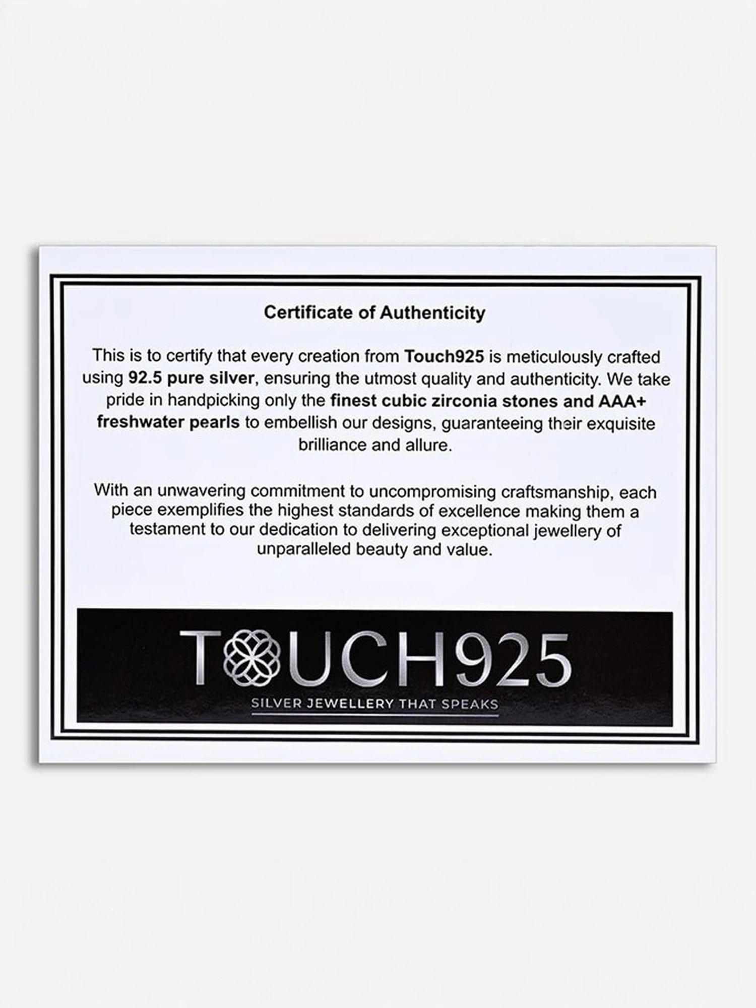 Touch925 Sterling Silver Infinite I Initial Chain Pendant