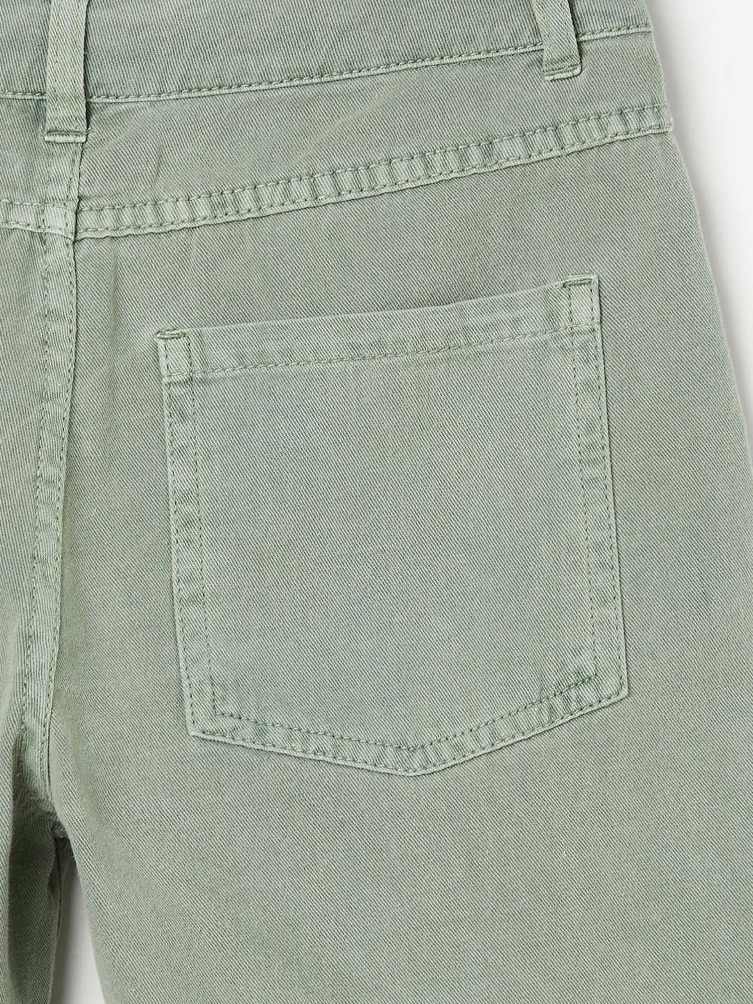 Fame Forever by Lifestyle Kids Sage Green Cotton Regular Fit Shorts