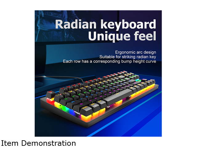 E-sport K2 Punk Mechanical Keyboard 87-key Gaming Competitive Office Notebook Gaming Keyboard