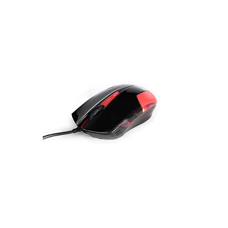 Cobra JR 1600 DPI Ergonomic Gaming LED Mouse Red