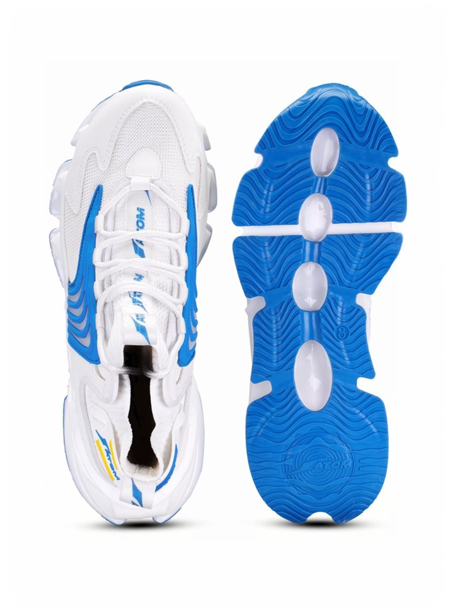 Atom Men's Spring Edge Alpha 1 White Running Shoes