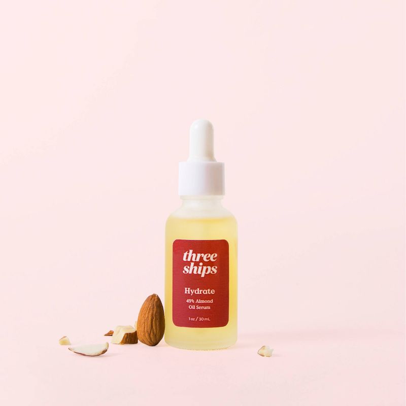 Three Ships Hydrate 49% Almond Oil Serum - 1 fl oz