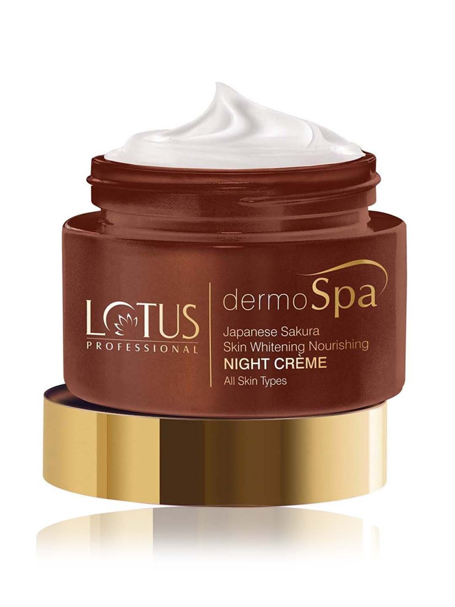 Lotus Professional Dermo Spa Japenese Sakura Skin Whitening Night Creme - 50 gm