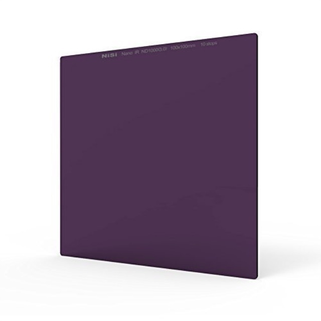 NiSi IR ND1000(3.0) 10-Stop 100 x 100mm Neutral Density Filter, Black (IR ND1000 3.0 100x100)