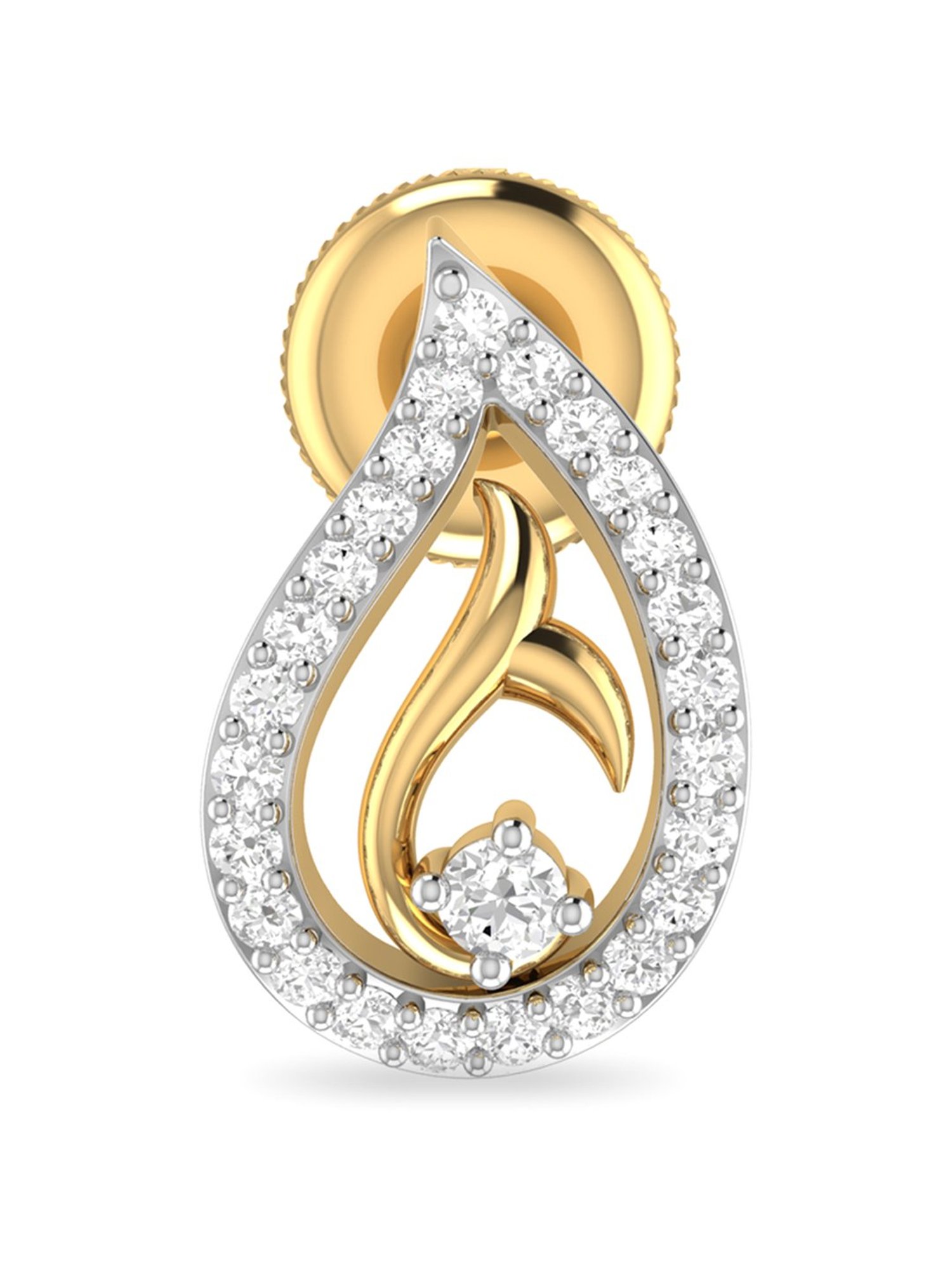 PC Jeweller Theophilia 22 kt Gold Earrings