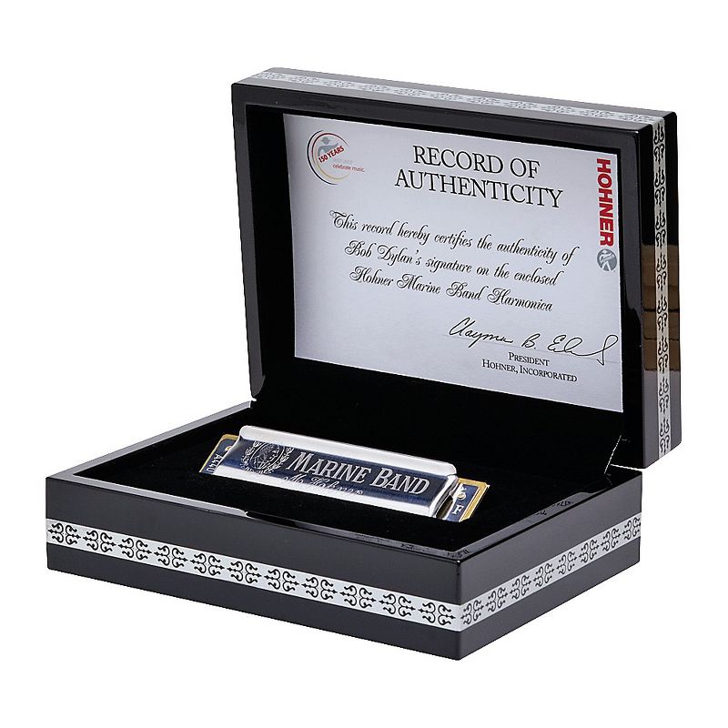 Hohner Bob Dylan Hand-Signed Single Key Harmonica - Key of C