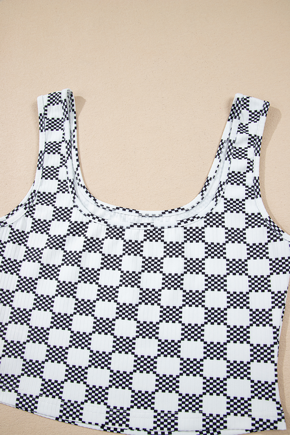 Pink Casual Solid Color Crew Neck Tank Top