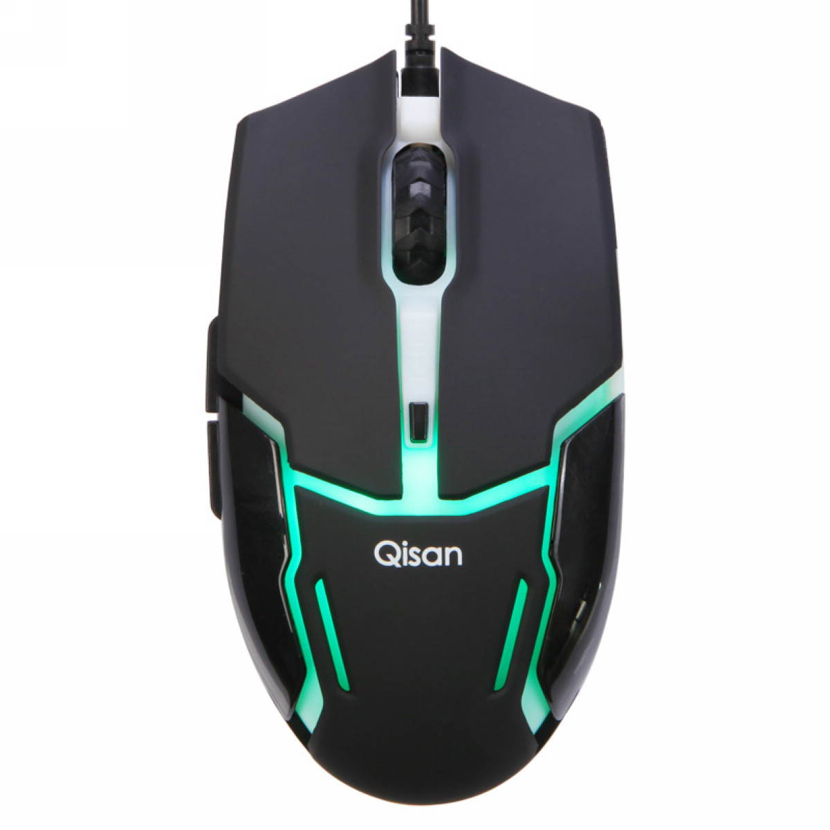 Qisan X5 Chameleon 7 Colors LED Backlight USB Wired Gaming Mouse