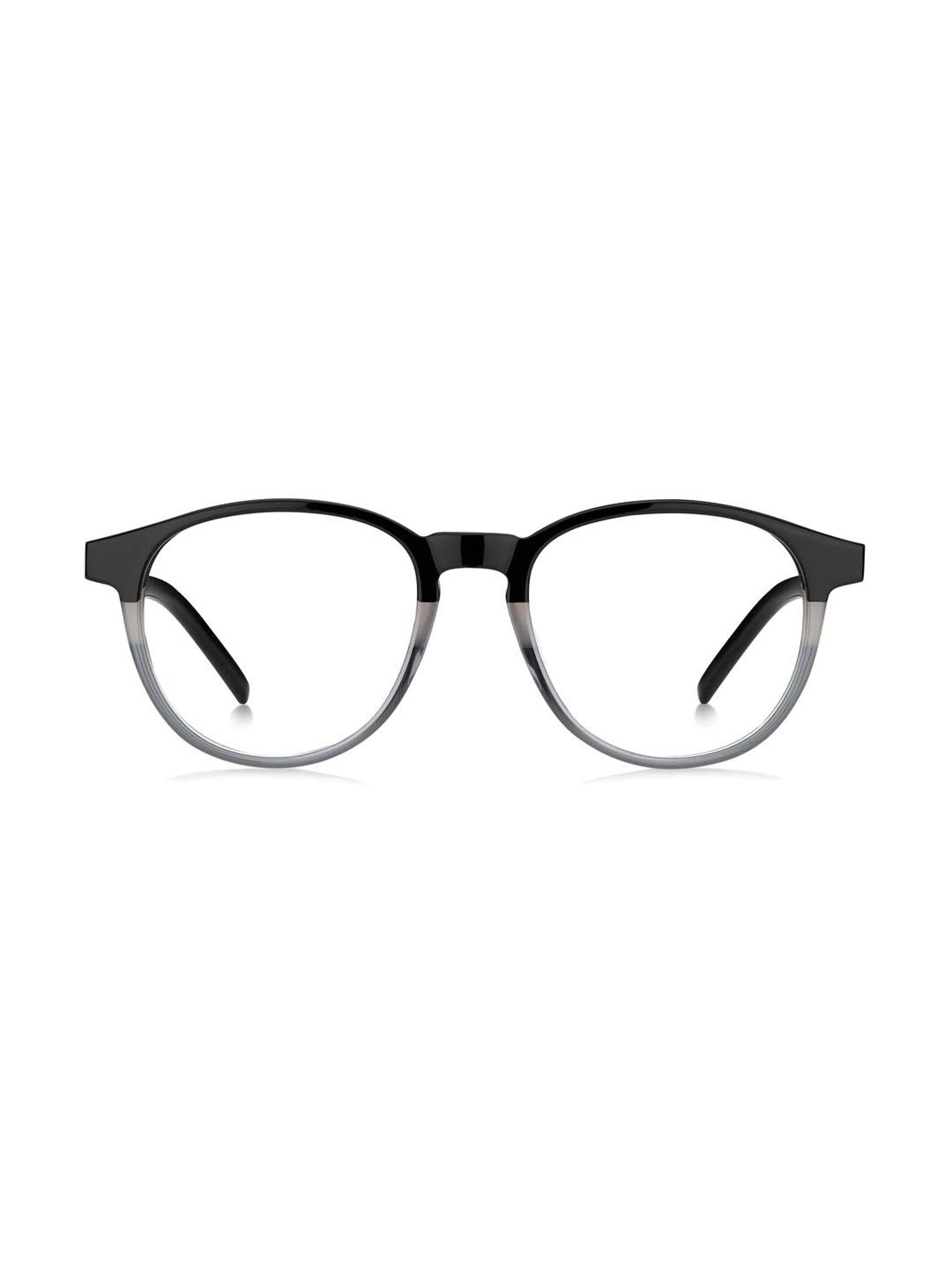 HUGO Black Oval Eye Frames for Men