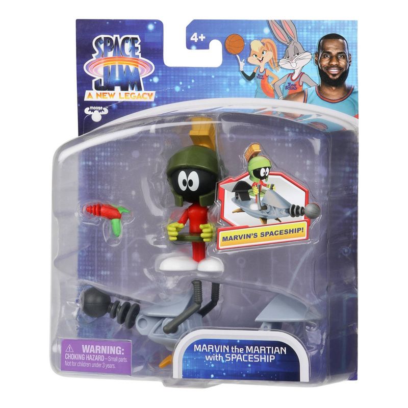 Space Jam: A New Legacy - Marvin the Martian Action Figure with Spaceship